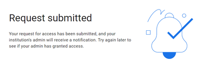 Request confirmation English