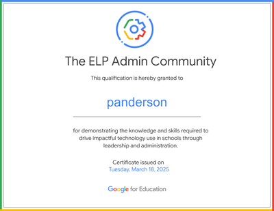 panderson - ELP Admin Community Certificate.png