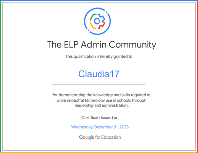 Claudia17 - ELP Admin Community Certificate.png